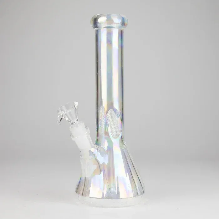 10" Shiny Beaker Ribbed Base Bolt IC w/ Handle Slide