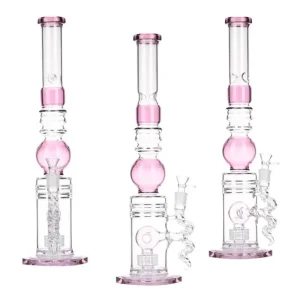 18.5″ Shower Head Percolator Glass Bong