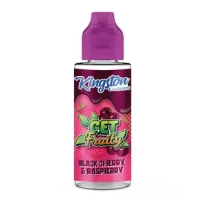 BLACK CHERRY & RASPBERRY (GET FRUITY) E-LIQUID 100ML BY KINGSTON