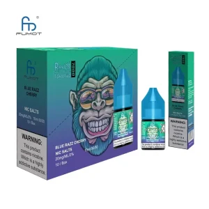 Blue Razz Cherry R&M Nic Salt E Liquid 10ml - 10mg/20mg
