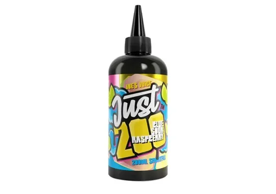 BLUE SOUR RASPBERRY (JUST 200) E LIQUID 200ML BY JOES JUICE