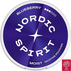 Blueberry Nordic Spirit nicotine pouches 20 pack