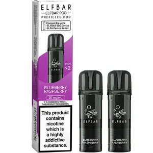 Blueberry raspberry Elf Bar 600 pods 2 pack