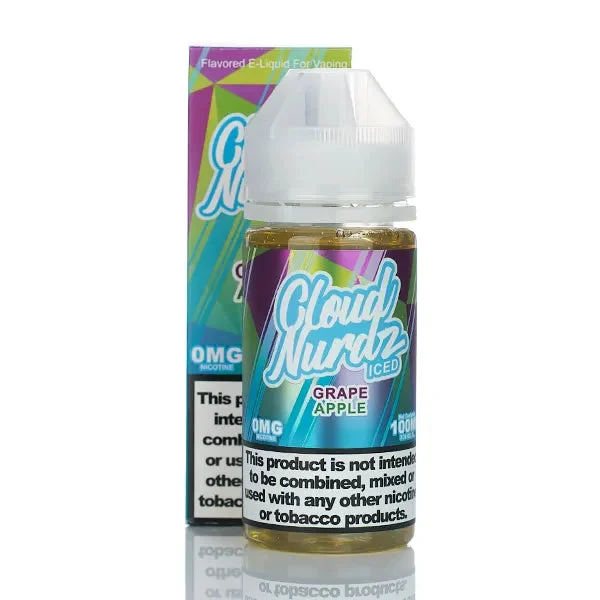 Cloud Nurdz ICED E-Liquid – No Nicotine Vape Juice – 100ml - Image 2