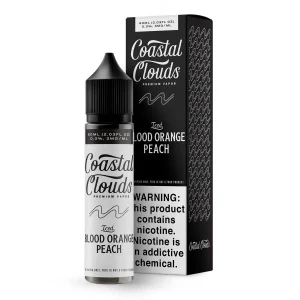 Coastal Clouds – Iced Blood Orange Peach – 60ML E-Liquid