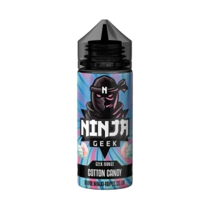 Cotton Candy Geek Range E-liquid 100 ML Shortfill By Ninja Geek