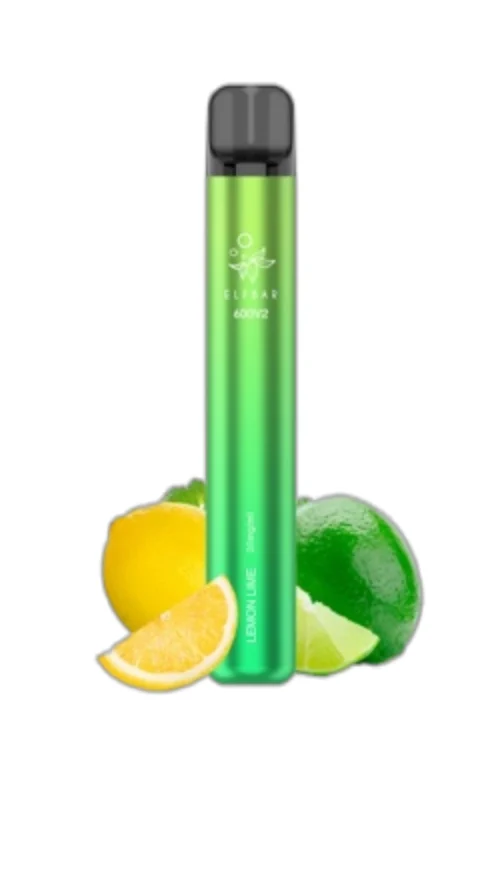 ELF BAR 600V2 Disposable 600 Puffs Lemon Lime