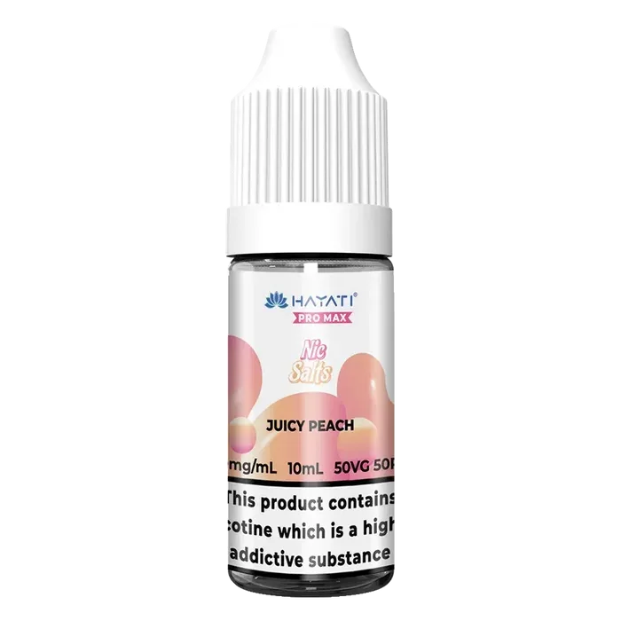 Hayati Pro Max Juicy Peach Nic Salt Vape Juice