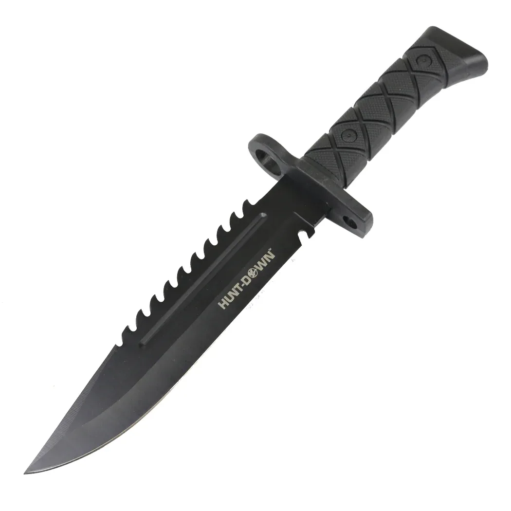 Hunt-Down - 14.5" Tactical Hunting Knife w/ ABS Handle