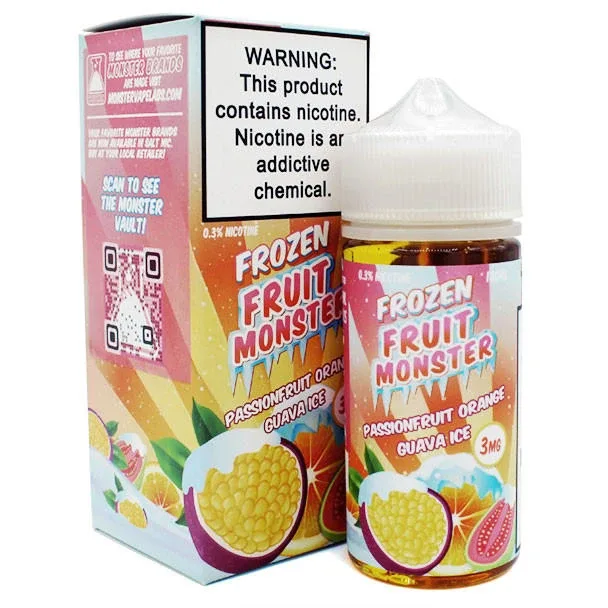 ICE Passionfruit Orange Guava - Frozen Fruit Monster - 100mL - 3mg