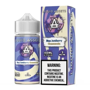 Liquid Assets_E-Liquid 100mL_Blue Jamberry Cheesecake_-