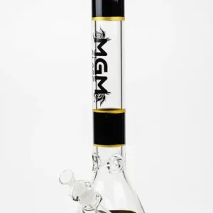 MGM 18" Glass 7mm Beaker Glass Water Bong