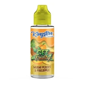 MIAMI PEACH & PINEAPPLE (GET FRUITY) E-LIQUID 100ML BY KINGSTON