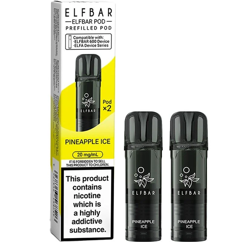 Pineapple ice Elf Bar 600 pods 2 pack