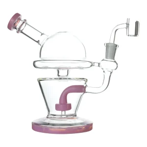 Pink Snow Cone Dab Rig - 7in