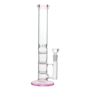 Pink Triple Puncture Straight Shooter - 12in