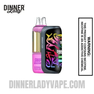 Raspberry Peach Lime Dinner Lady Snap Pro 35K Disposable Vape Kit