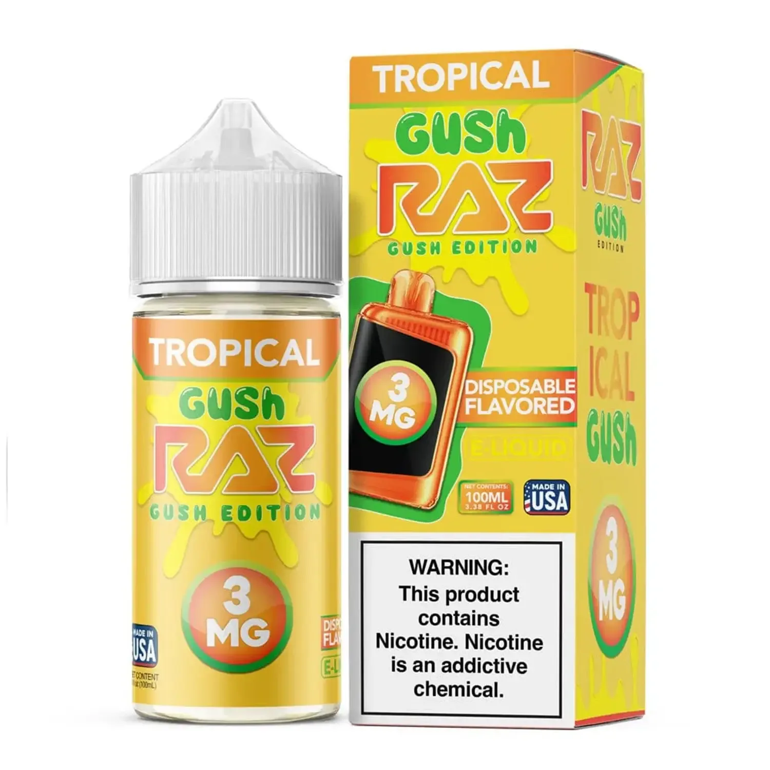 RAZ – Tropical Gush – 100ML E-Liquid
