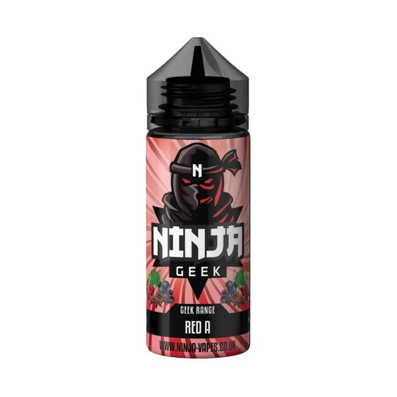 Red A Geek Range E-liquid 100 ML Shortfill By Ninja Geek