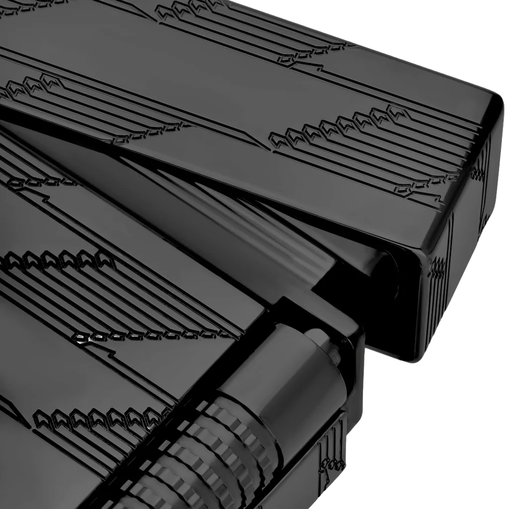 S.T. Dupont Le Grand Lighter – Monogram 1872 Black - Image 2