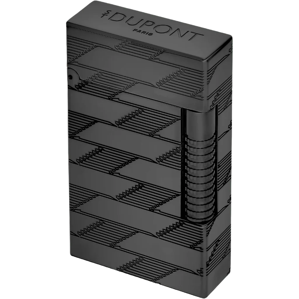 S.T. Dupont Le Grand Lighter – Monogram 1872 Black