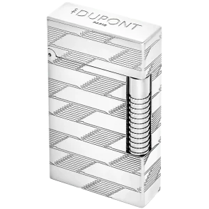 S.T. Dupont Le Grand Lighter – Monogram 1872 Silver