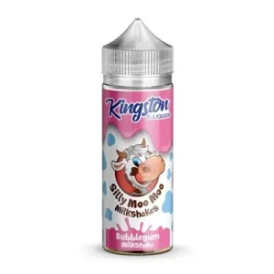 SILLY MOO MOO (BUBBLEGUM MILKSHAKES) 100ML E LIQUID KINGSTON PGVG 30/70