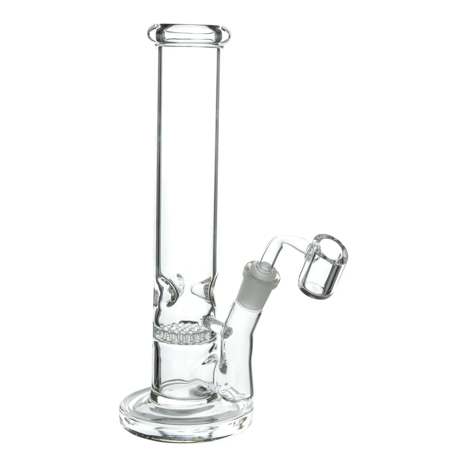 Single Honeycomb Straight Tube Dab Rig - 9in - Image 2