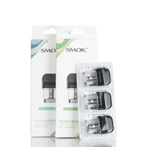Smok Novo 2 0.8Ω MTL (Clear Pod) Replacement Pod – 3ct