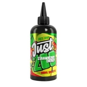 STRAWBERRY ENERGY (JUST 200) E LIQUID 200ML BY JOES JUICE
