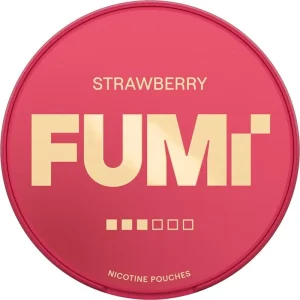 Strawberry FUMi slim nicotine pouches 20 pack