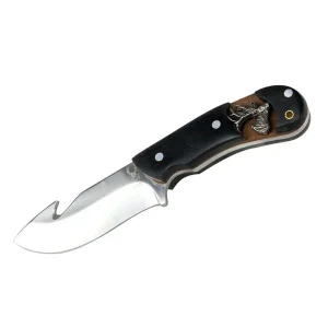 The Bone Edge - 6.25" Black Deer Pattern Hunting Knife