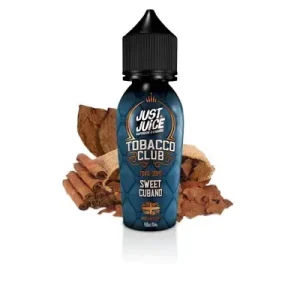 TOBACCO CLUB (SWEET CUBANO) 50ML E LIQUID JUST JUICE PGVG 30/70