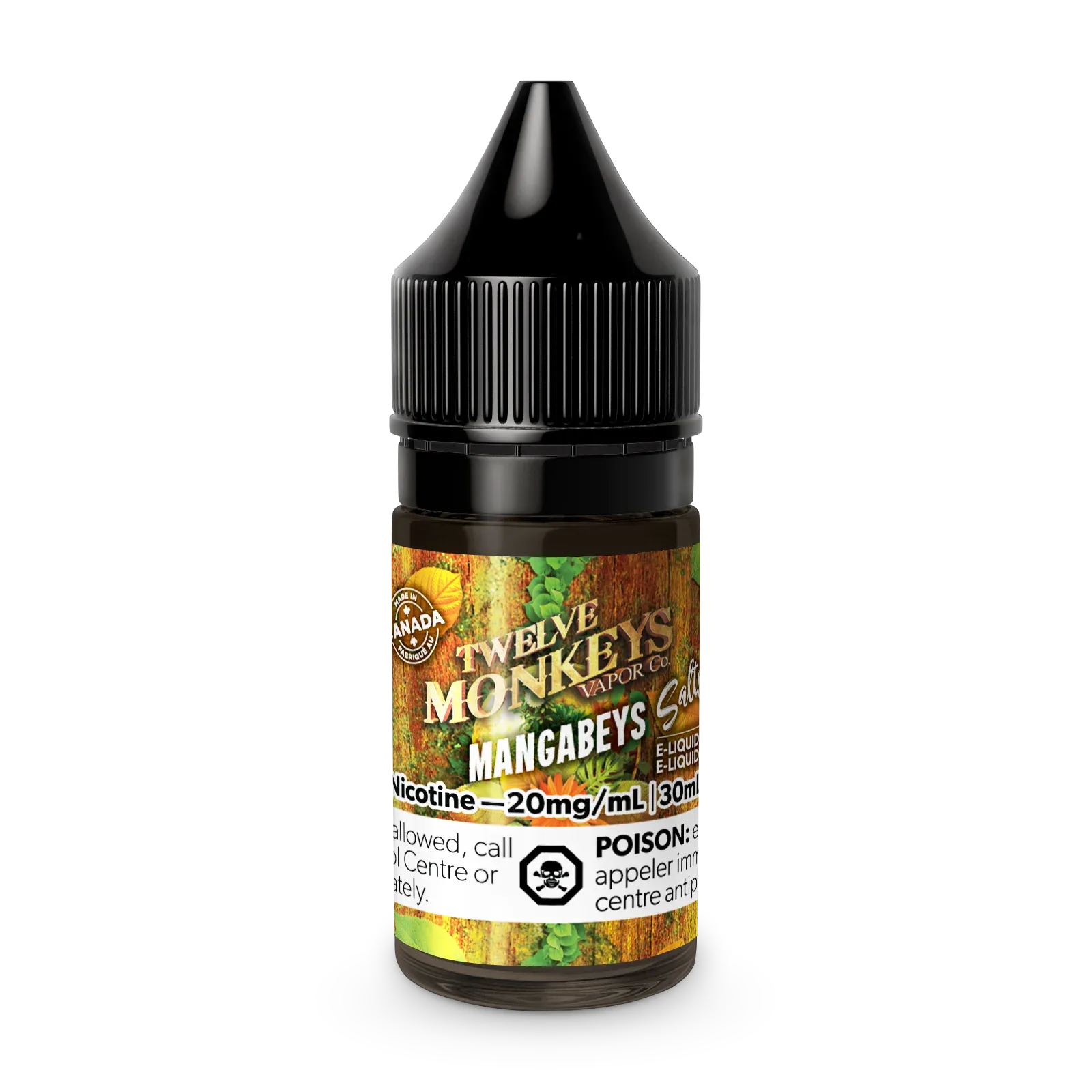 Twelve Monkeys Nic Salt - Mangabeys (30mL) | Vape Cloud Canada