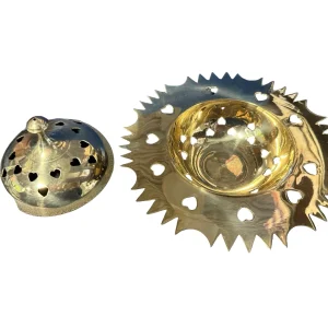 ZenN - Brass Sun Incense Burner