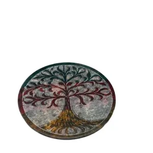 ZenN - Multi-coloured Tree Of Life Round Ash Catcher