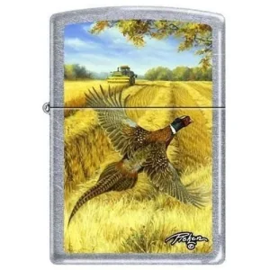 Zippo Lighter - Picken's Pheasant Street Chrome